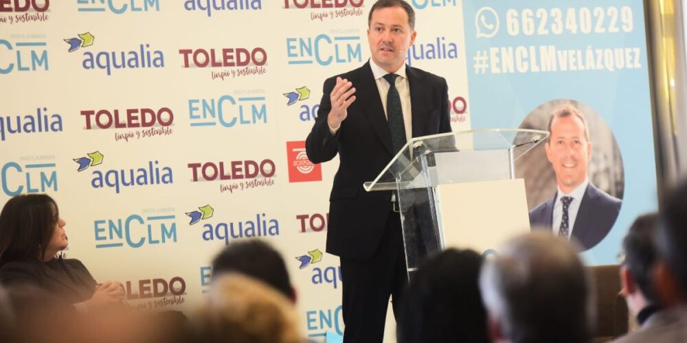 El alcalde de Toledo, Carlos Velázquez. Imagen: Rebeca Arango.