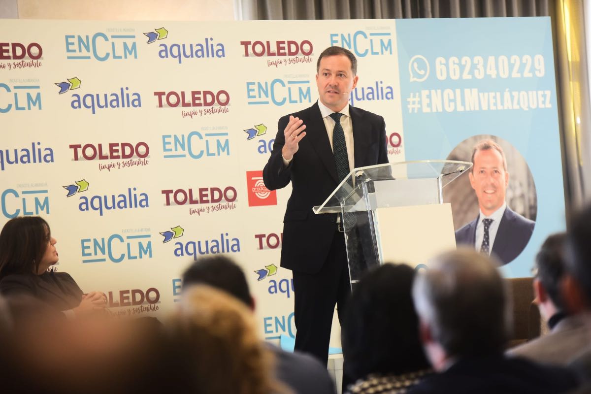 El alcalde de Toledo, Carlos Velázquez. Imagen: Rebeca Arango.