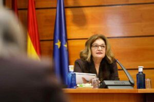 a directora general de Castilla-La Mancha Media, Carmen Amores.