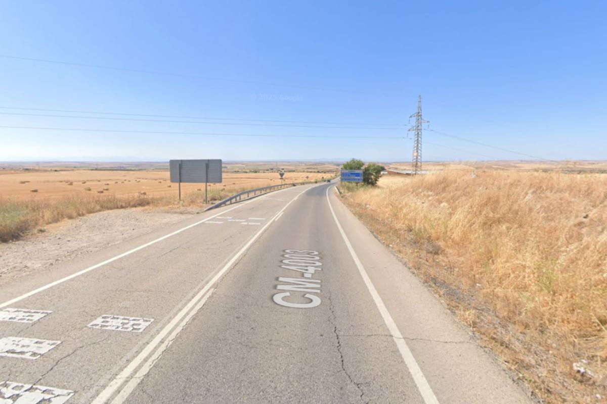 Carretera CM-4003 en Bargas (Toledo)