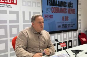 El secretario general de CCOO de Toledo, Federico Pérez.