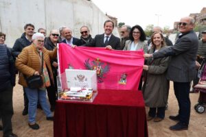Colocación de la primera piedra del centro de mayores de Buenavista, en Toledo