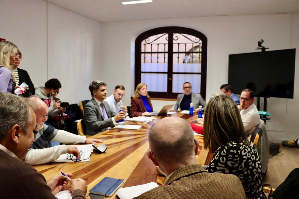 Comisión de Hacienda en el Ayuntamiento de Toledo.