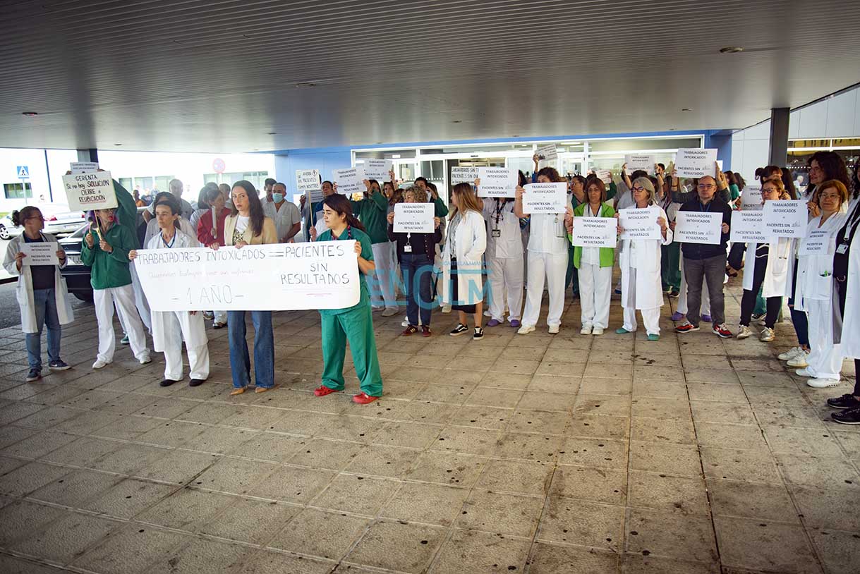 Una de las concentraciones de la plantilla del hospital de Toledo.