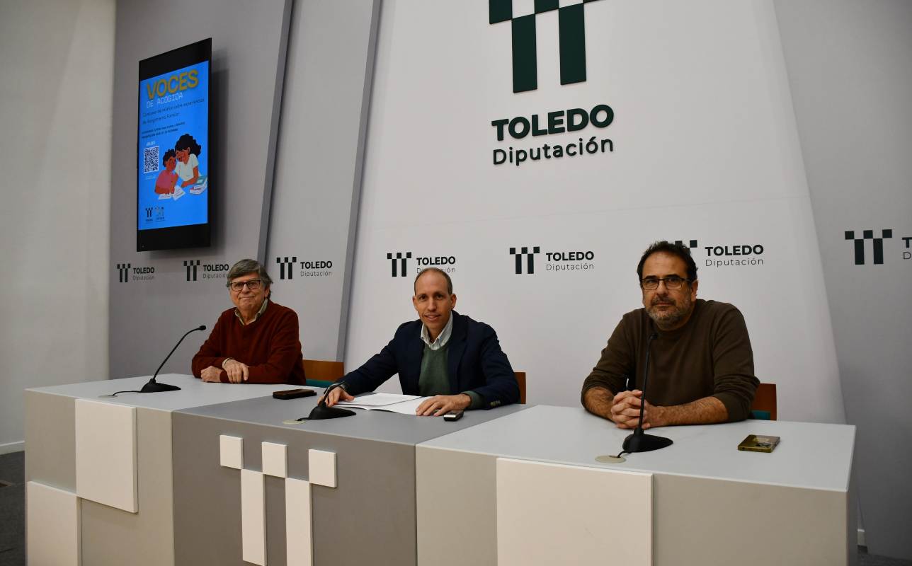 Daniel Arias presentó el concurso de relatos 'Voces de acogida'.