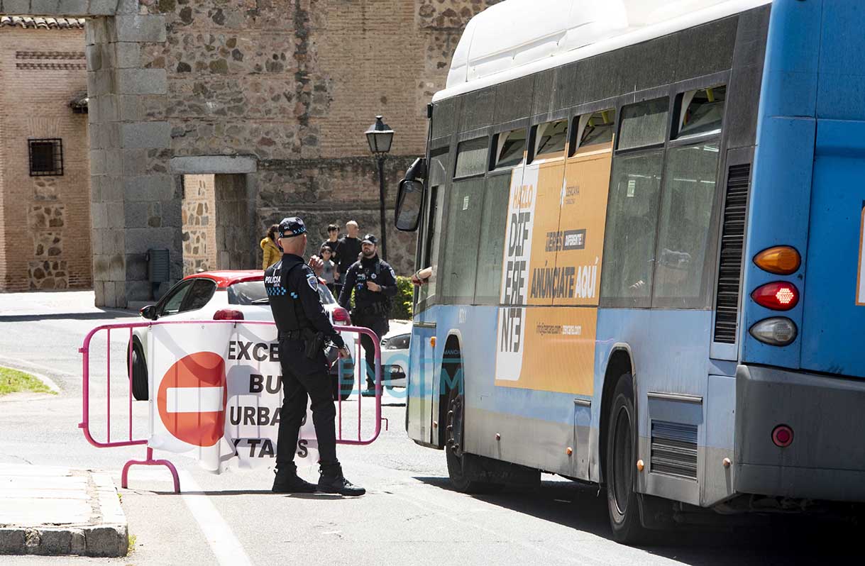Cortes de tráfico. Foto: Rebeca Arango.