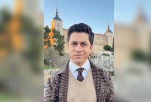 El actor David Henrie en Toledo. Foto: @seekingbeauty.ewtn