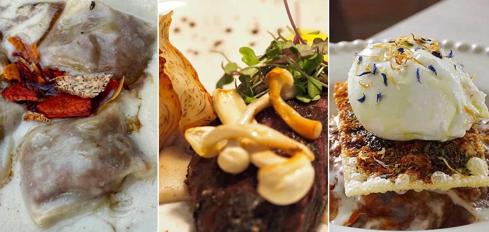 Platos de "Dáviro", "El Retorno" y "Los Trujis"