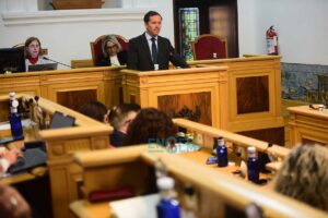 El alcalde de Toledo, Carlos Velázquez.