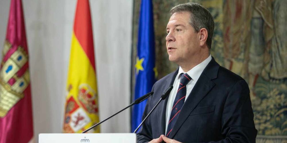 El presidente de Castilla-La Mancha, Emiliano García-Page.