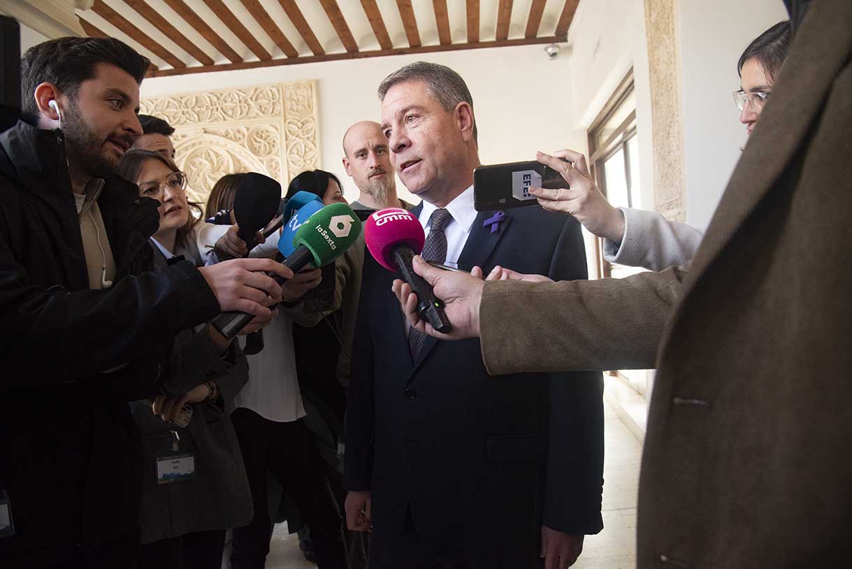 Emiliano García-Page. Foto: Rebeca Arango.