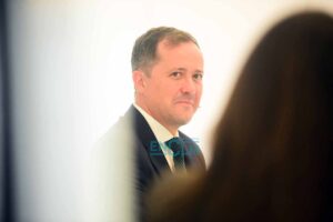 El alcalde de Toledo, Calos Velázquez. Foto: Rebeca Arango.