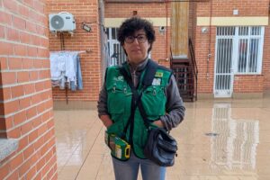 Esther, vendedora de la ONCE en Torrijos (Toledo)