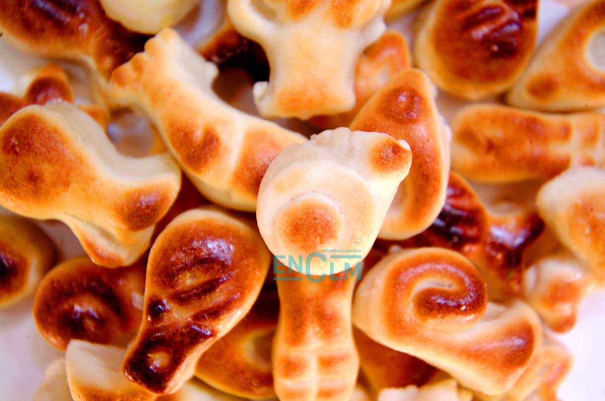 Figuritas de mazapán, alimentos, postres, repostería, Navidad. Foto: Rebeca Arango.