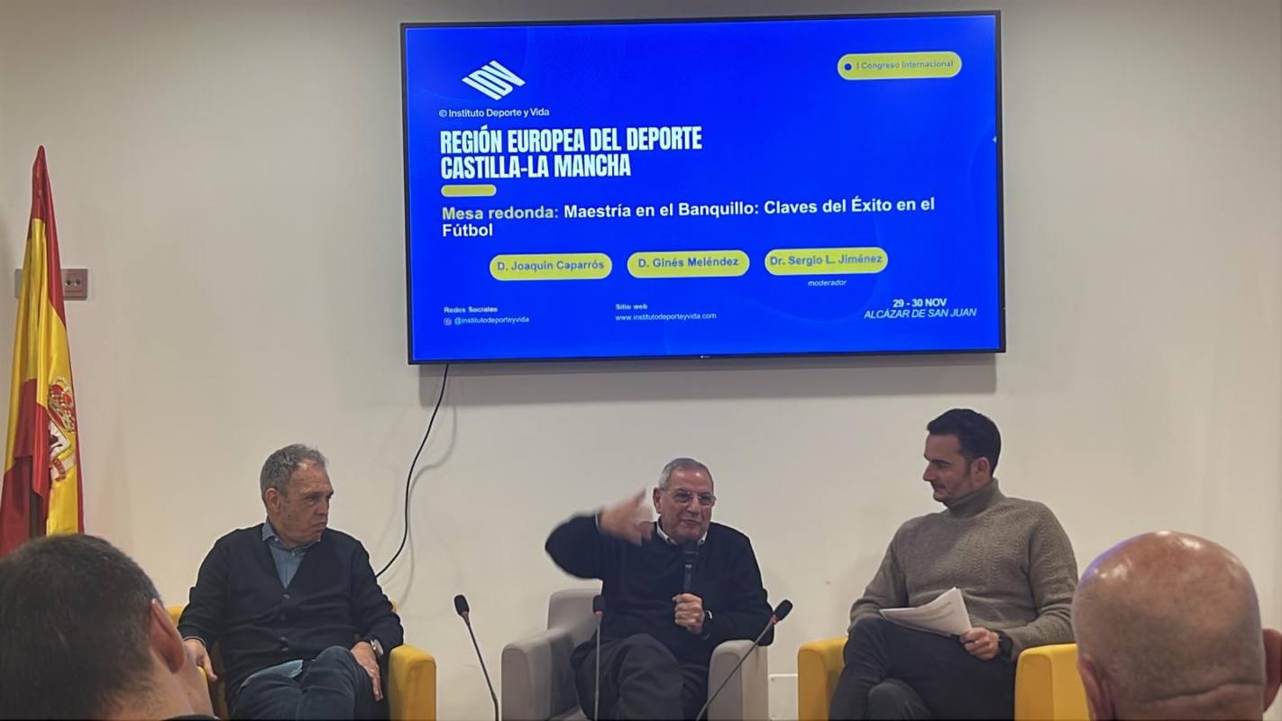 Joaquín Caparrós (izquierda) y Ginés Meléndez acudieron a la primera edición de las jornadas.