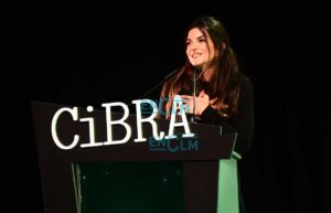 Clara Lago fue una de las estrellas de la noche. Foto: Rebeca Arango.