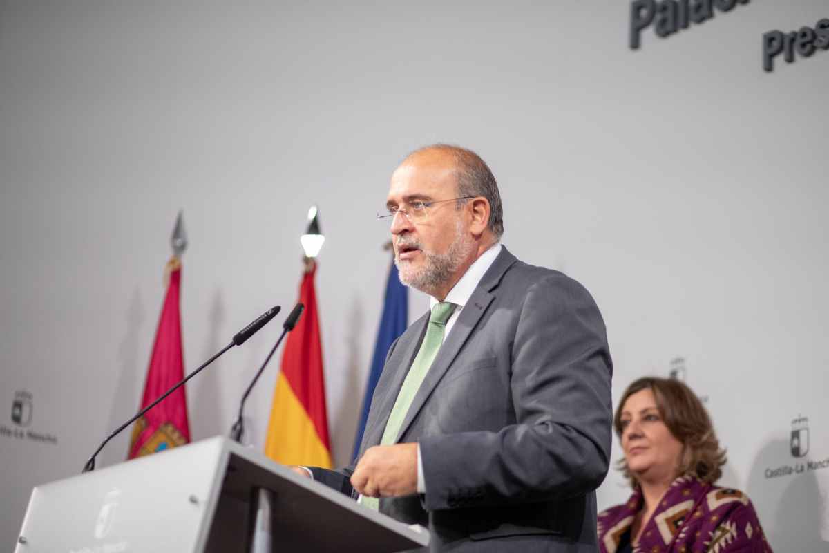 El vicepresidente primero de Castilla-La Mancha, José Luis Martínez Guijarro.