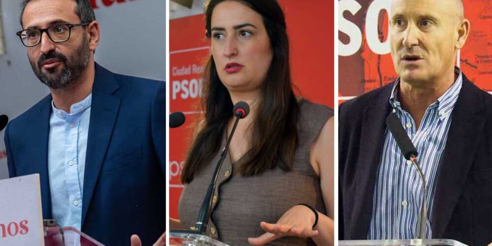 Sergio Gutiérrez, Cristina López y Luis Carlos Sahuquillo.