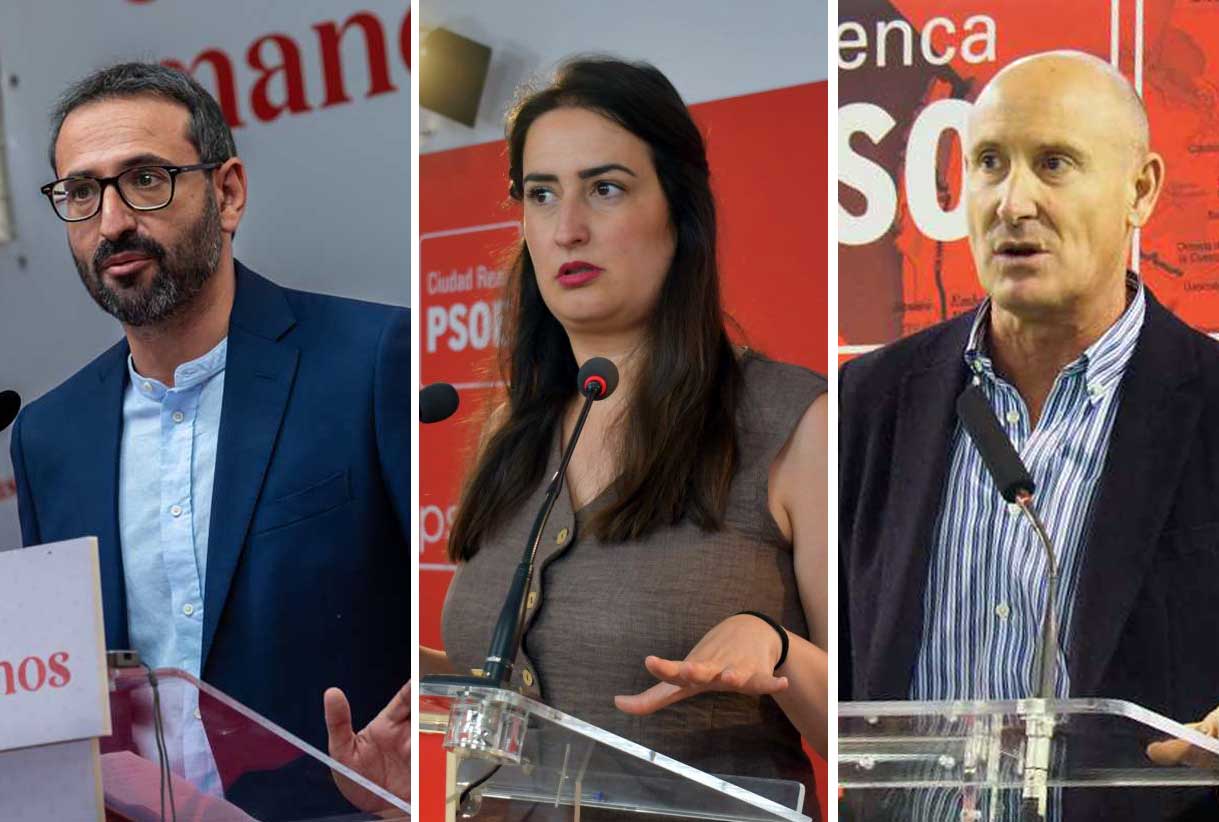 Sergio Gutiérrez, Cristina López y Luis Carlos Sahuquillo.
