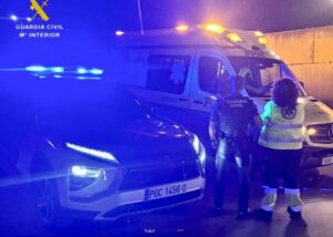 Operativo por el incendio en un bloque de viviendas de Illescas.