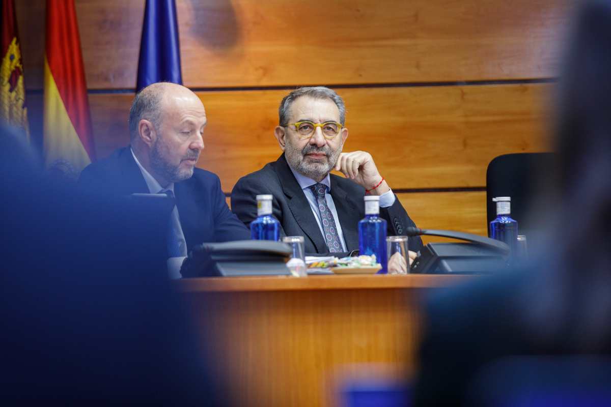 El consejero de Sanidad, Jesús Fernández Sanz