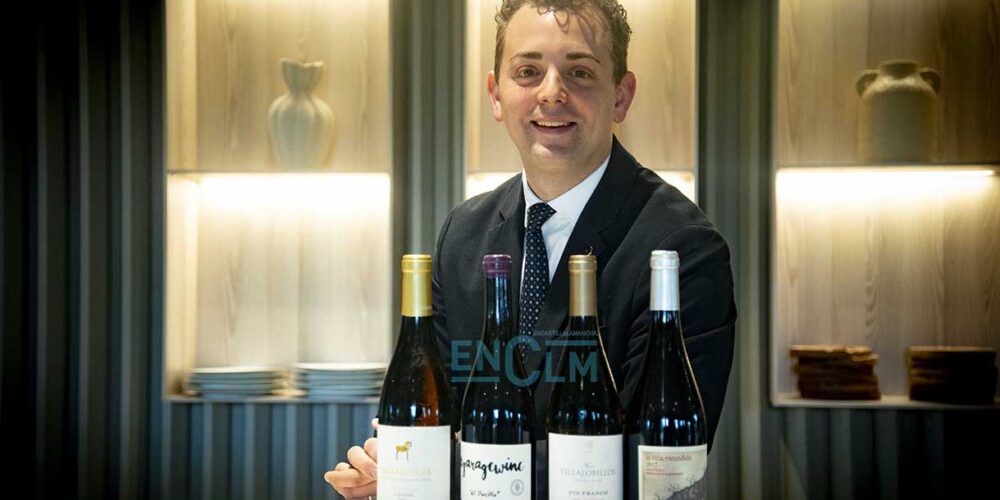 Maikel Rodríguez, jefe de sumillería en el restaurante Iván Cerdeño en Toledo. Foto: ENCLM/Rebeca Arango.