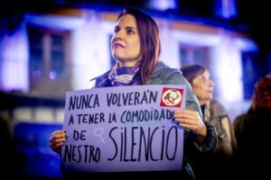 Manifestación del 25N en Toledo. Foto: Rebeca Arango.