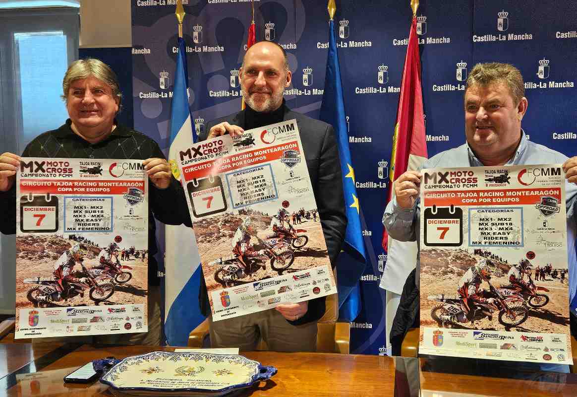 Presentación del Regional de motocross en Montearagón.