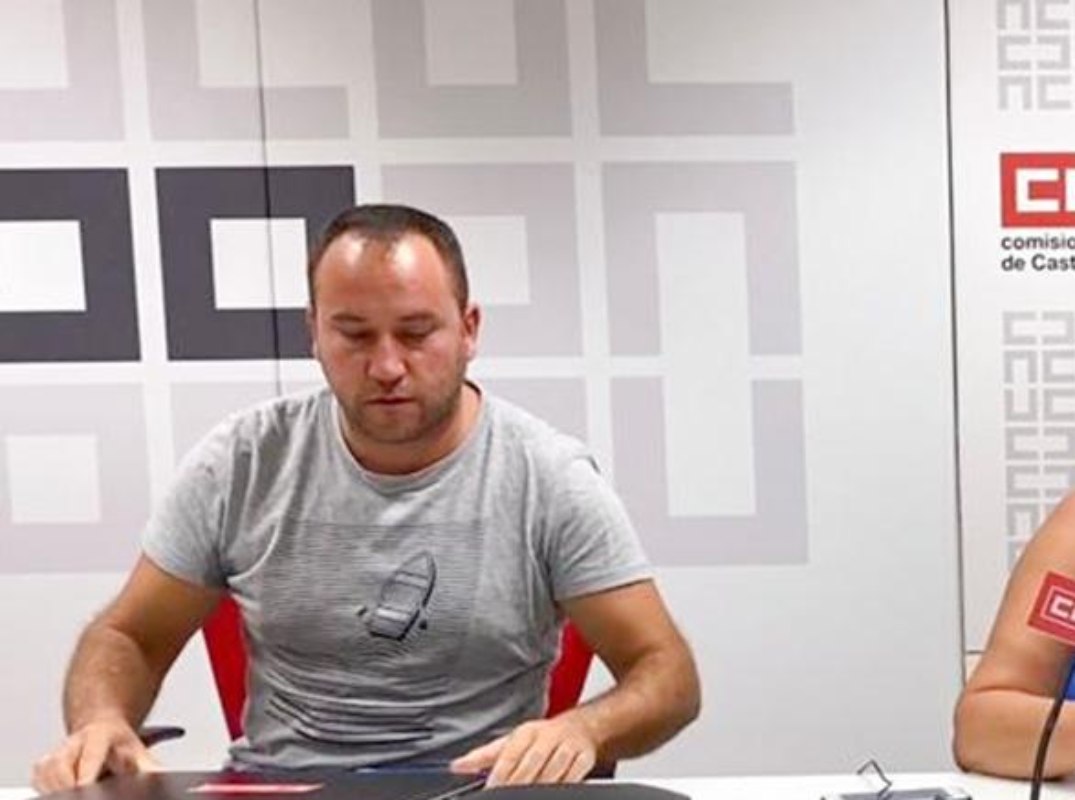 El secretario general de la Federación de Enseñanza de CCOO Toledo, Bernardino Mendoza.