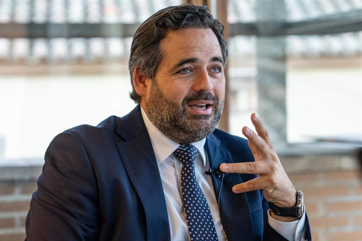 Paco Núñez, durante la entrevista.