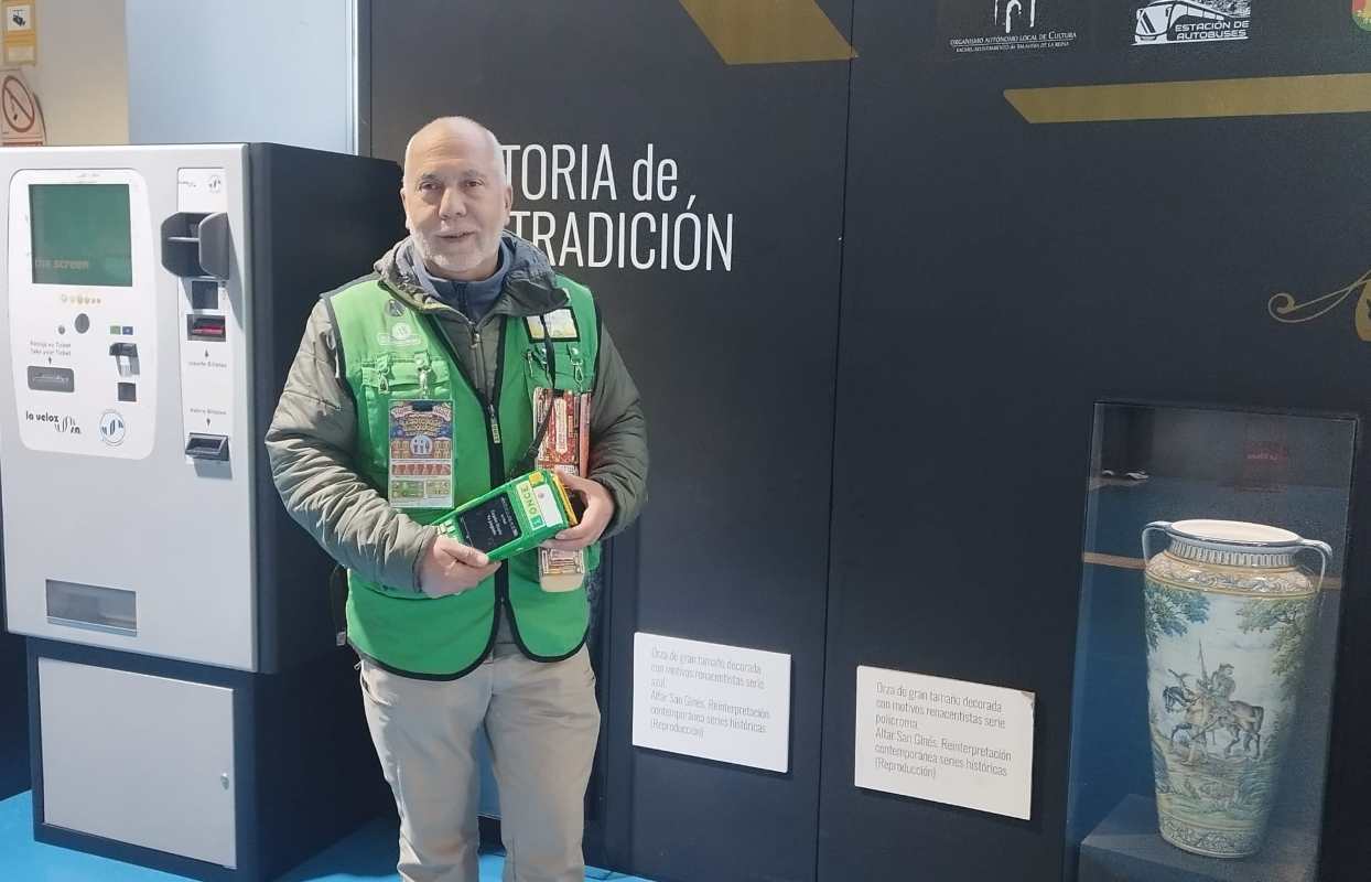 Francisco Antonio Sotelo Yepes, vendedor de la ONCE