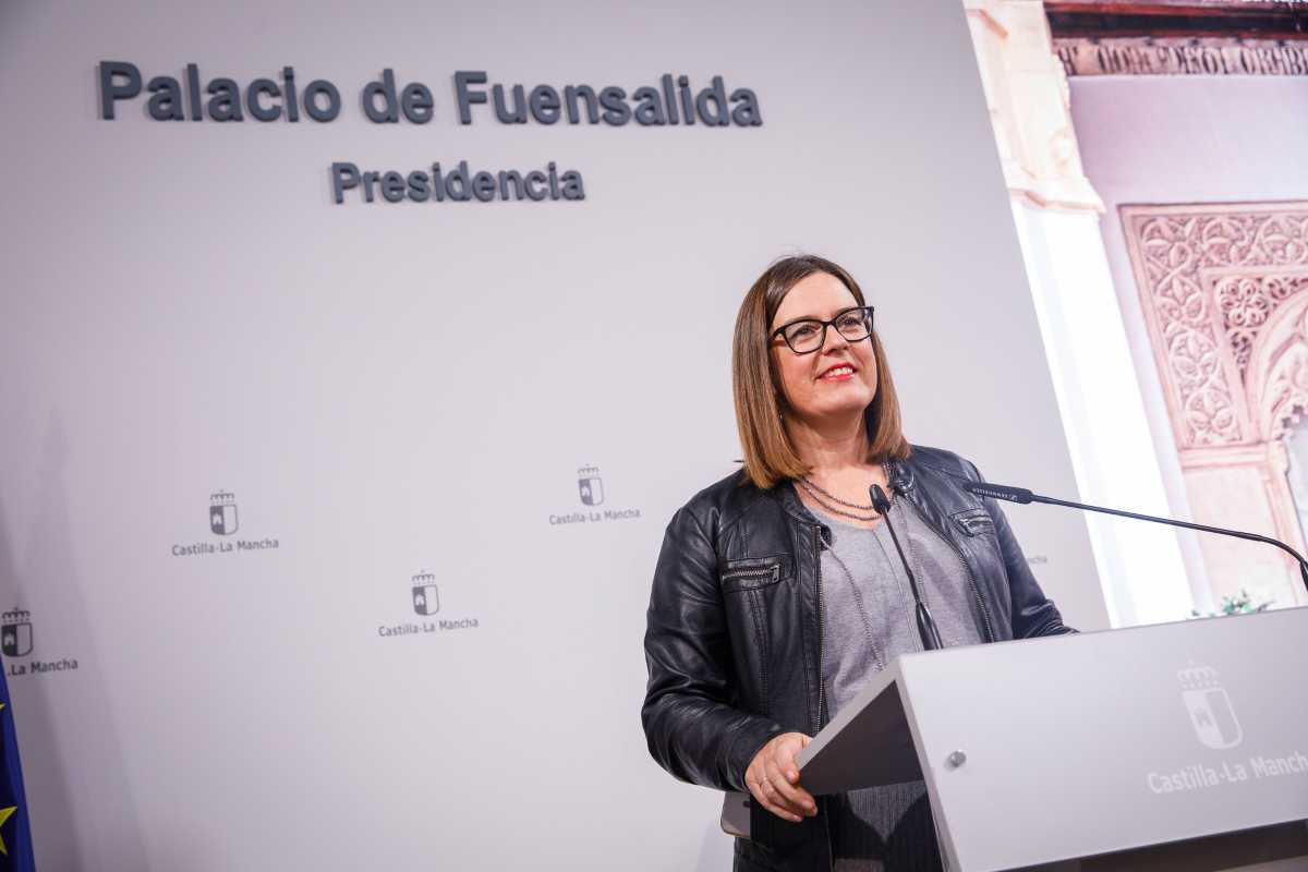 La consejera portavoz del Gobierno de Castilla-La Mancha, Esther Padilla.