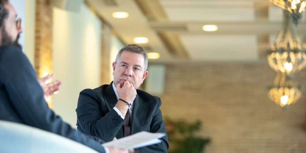 El presidente de Castilla-La Mancha, Emiliano García-Page