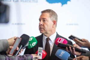 El presidente Emiliano García-Page en el foro ´La España Vertebrada´ que organiza el diario ´El Mundo´. (Fotos: Piedad López// JCCM)