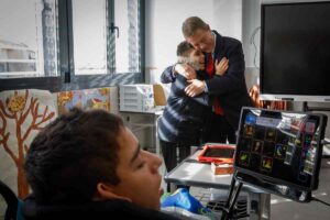 El presidente de Castilla-La Mancha, Emiliano García-Page, en inauguración del nuevo centro de educación especial en Hellín