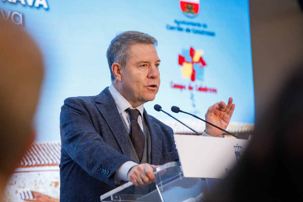 El presidente de Castilla-La Mancha, Emiliano García-Page.