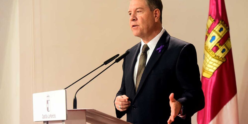 EL presidente de Castilla-La Mancha, Emiliano García-Page. Foto: Rebeca Arango.