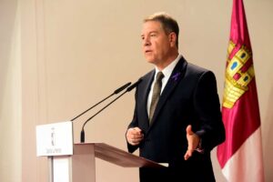 EL presidente de Castilla-La Mancha, Emiliano García-Page. Foto: Rebeca Arango.