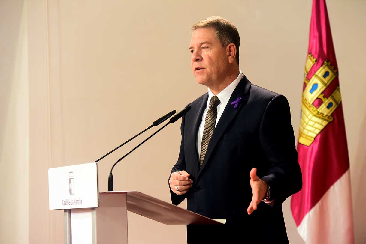 EL presidente de Castilla-La Mancha, Emiliano García-Page. Foto: Rebeca Arango.