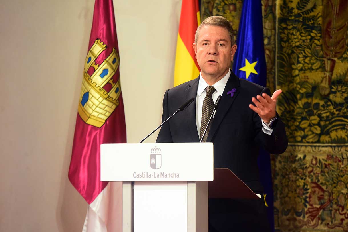 El presidente de Castilla-La Mancha, Emiliano García-Page.