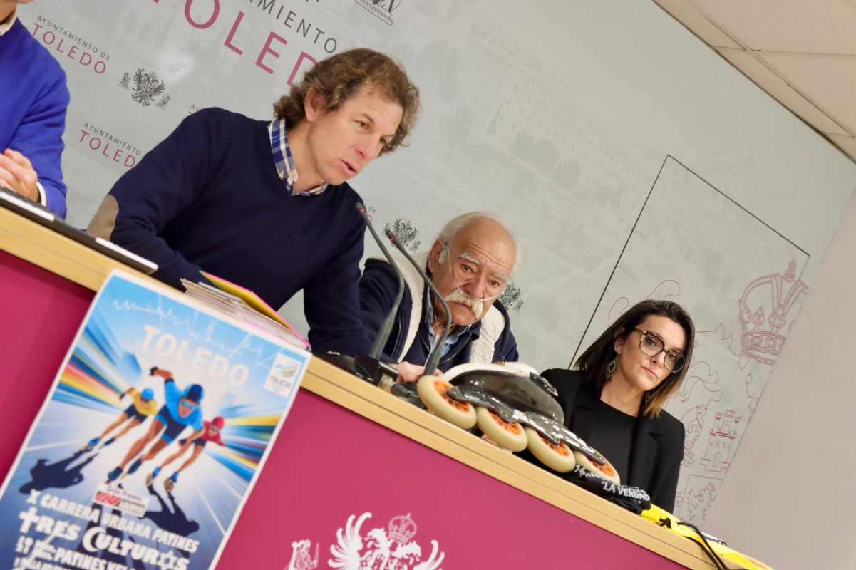 Presentación de la X Carrera Urbana en Patines 'Tres Culturas'.