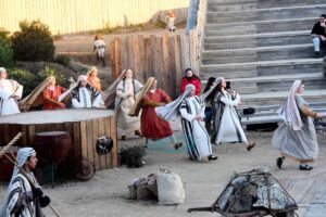 Imagen de un espectáculo de Puy du Fou España.