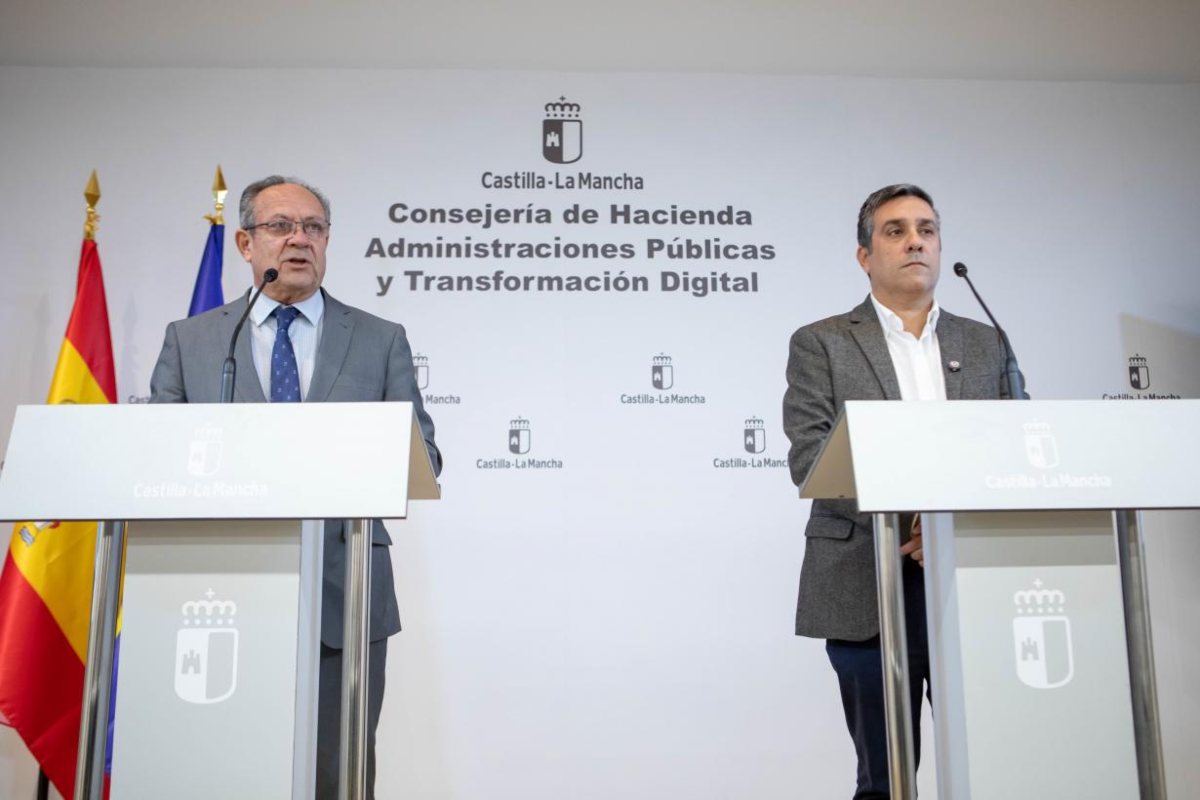 Ruiz Molina y Javier Ortega se reunieron para valorar los nuevos presupuestos.