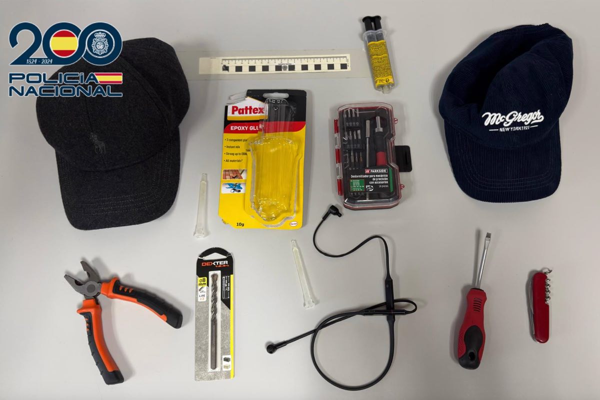 Efectos intervenidos por la Policía Nacional