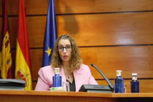 Sara Simón en la comparecencia sobre los Presupuestos de Igualdad para 2026