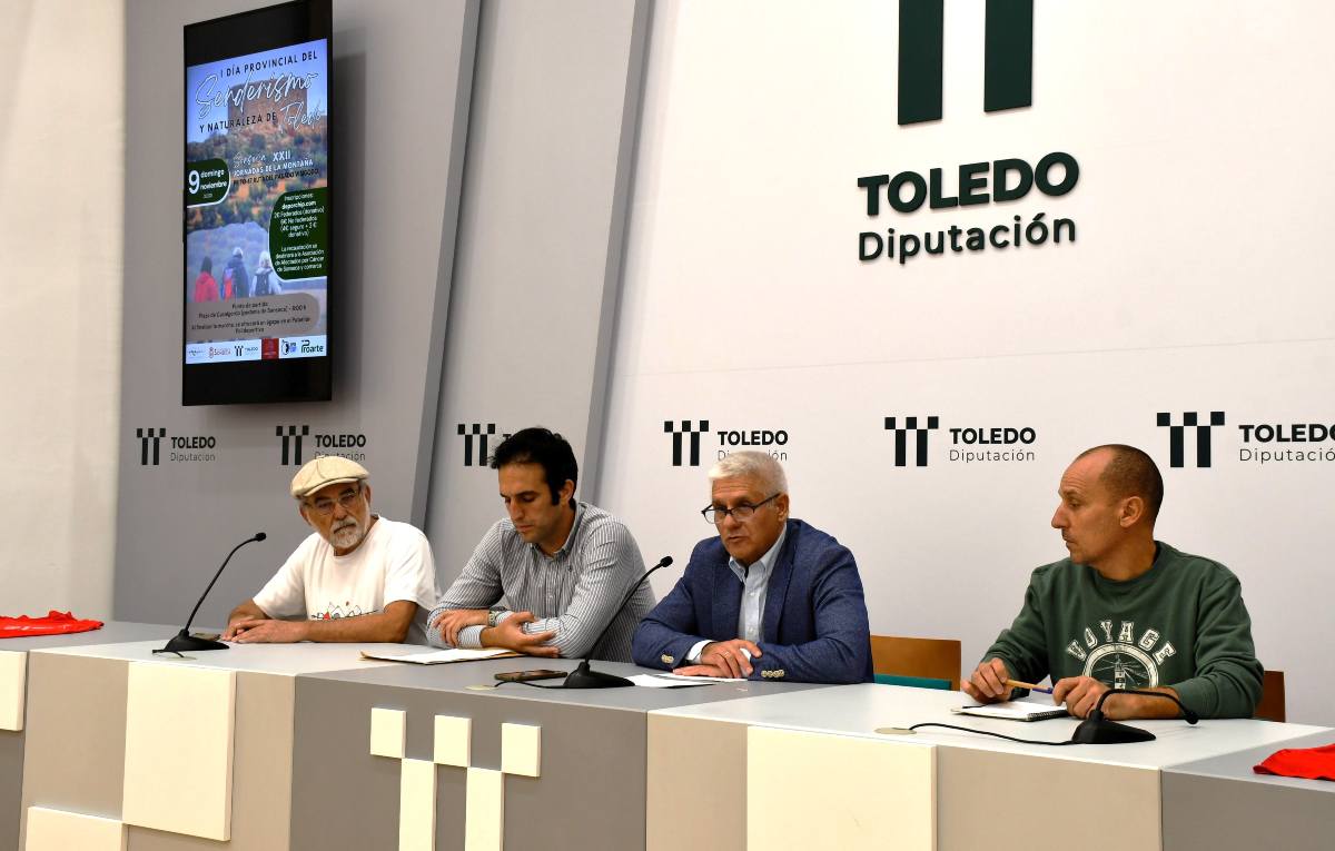 Presentación del I Día Provincial del Senderismo y Naturaleza de Toledo.