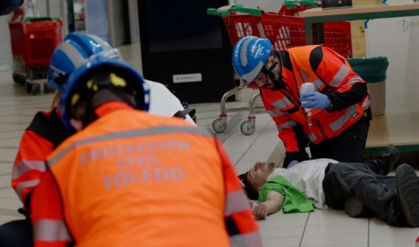 Fue una jornada movida en el parque comercial.