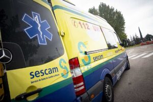 Ambulancias, UVI móvil del Sescam. Foto: Rebeca Arango.