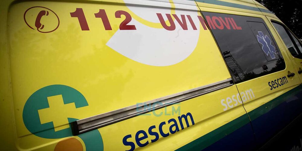 Ambulancias, UVI móvil del Sescam. Foto: Rebeca Arango.