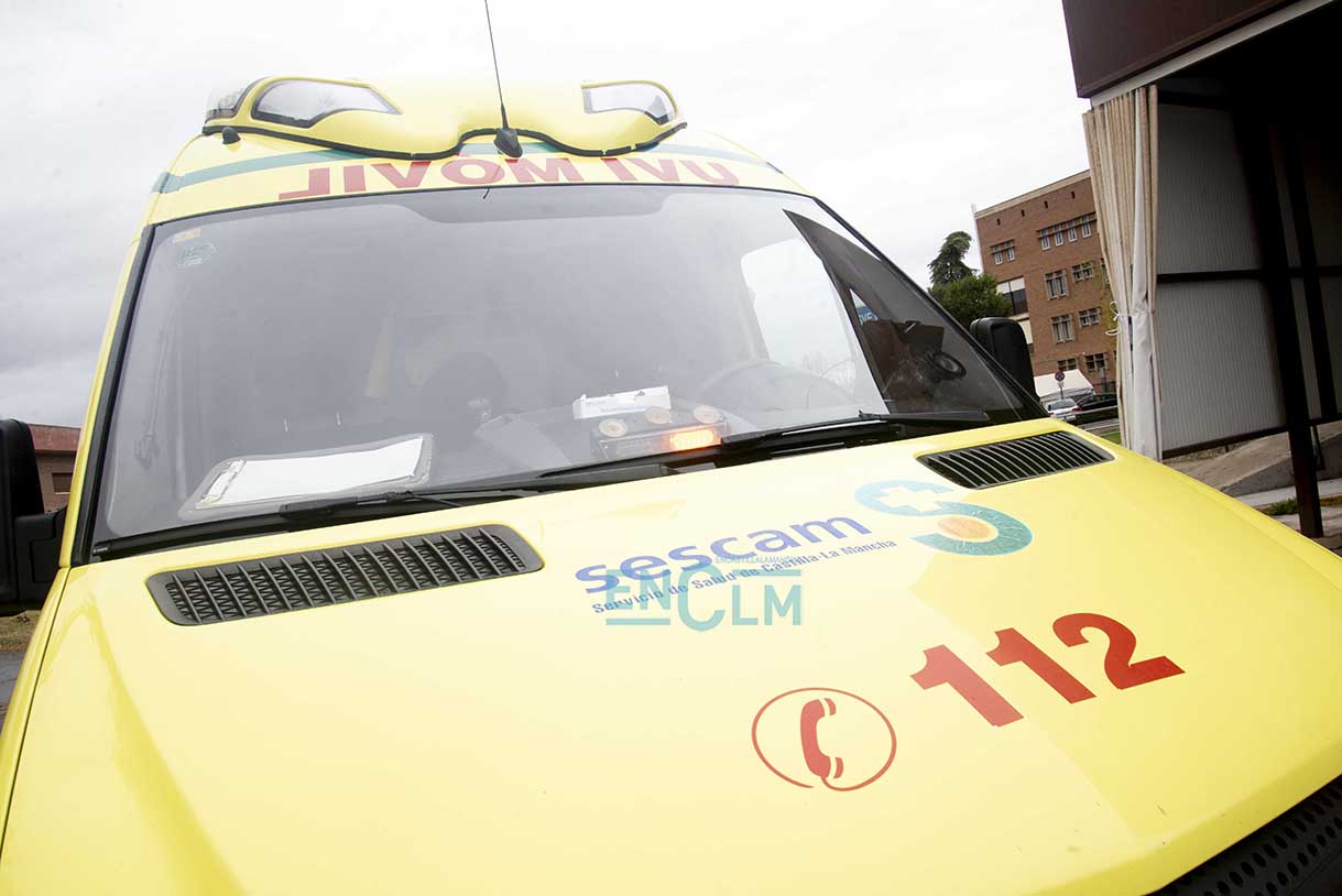 Ambulancias, UVI móvil del Sescam. Foto: Rebeca Arango.